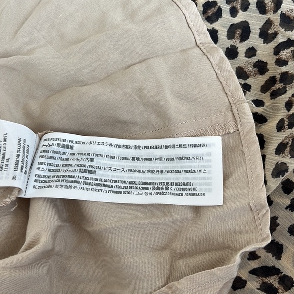 Abercrombie & Fitch leopard print lined dress. - Picture 6 of 6